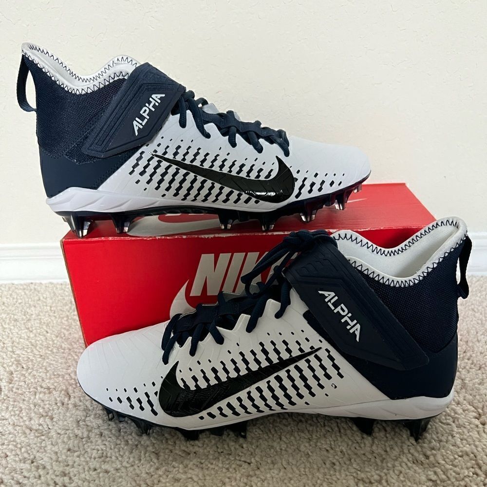 Nike Alpha Menace Pro 2 MID Football Cleats Midnight Navy